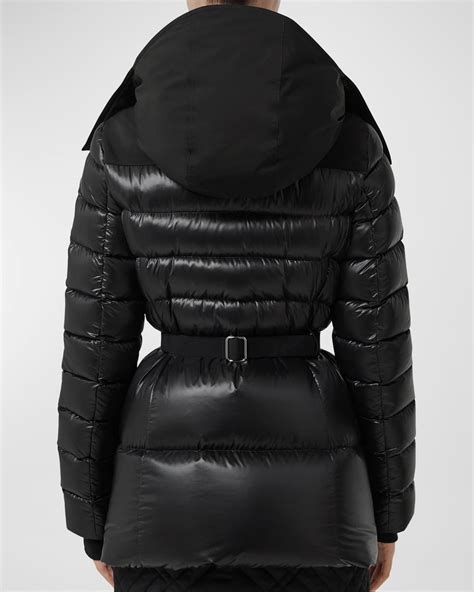 burberry coat puffer|burberry burniston belted puffer coat.